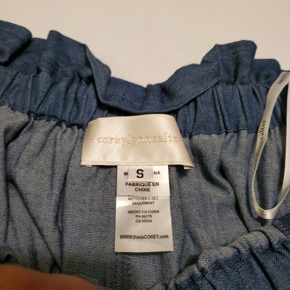 Corey lynn Carter off the shoulder denim dress - Picture 2 of 5